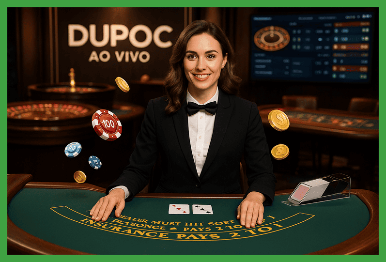 O DUPOC Live Casino lança promoções regularmente