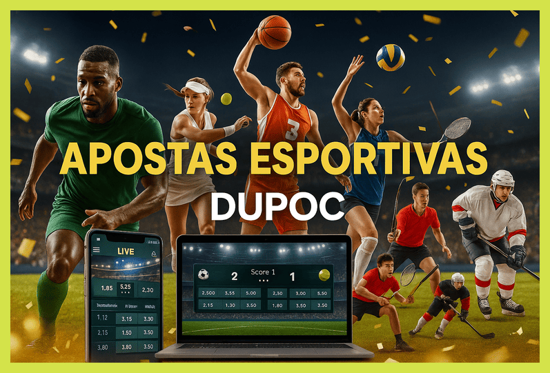 Apostas esportivas no cassino online DUPOC